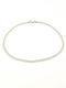 Bracelet Anklet made of White Gold 14K