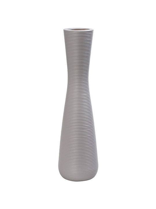 Espiel Decorative Vase Ceramic Gray 16.5x58cm 1pcs