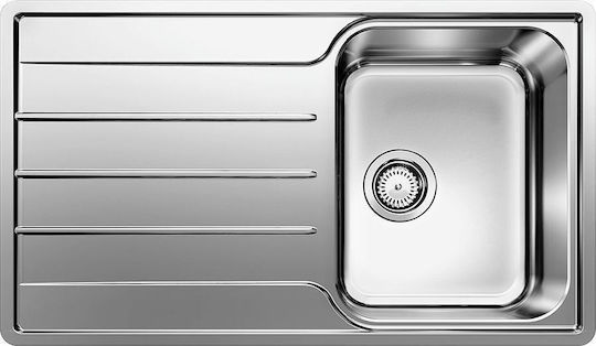 Blanco Lemis 45 S-IF Ένθετος Inox Brushed Μ86xΠ50cm Γκρι Blanco Lemis 45 S-IF Ένθετος Inox Brushed Μ86xΠ50cm Γκρι