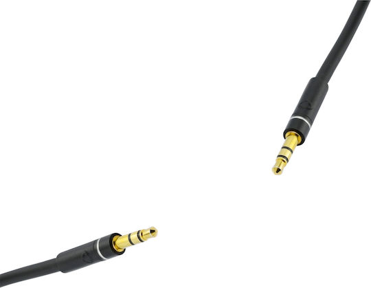 Oehlbach Oehlbach 3,5mm Klinkenkabel 3,5mm Stecker - 3,5mm Stecker Schwarz 0,5m