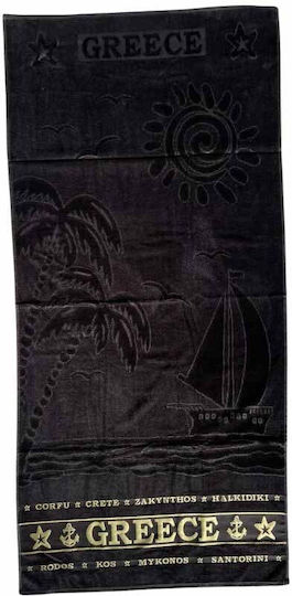 Hotel Bathroom Towel 160x80 cm 520gsm Black