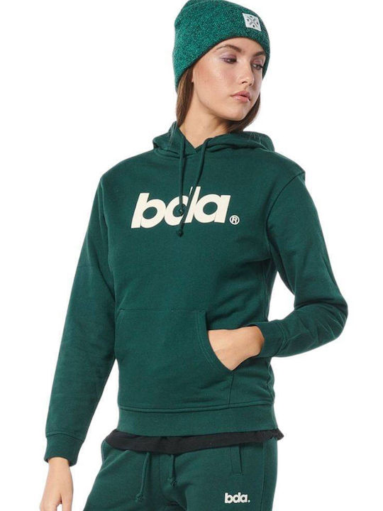 Body Action Women's Long Fleece Sweatshirt Green