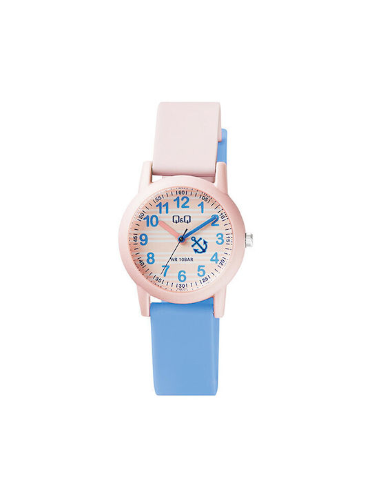 Q&Q Kids Analog Watch with Rubber/Plastic Strap Blue