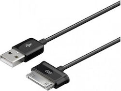 Techly USB to 30-Pin Cable Μαύρο 1.2m (305113)