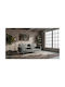Zita Plus Dreisitzer Sofa Bett Grau 188x88x79cm