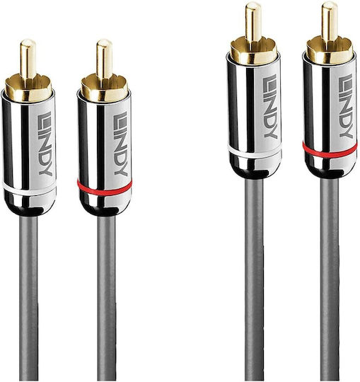 Lindy Cable 2x RCA male - 2x RCA male 1m 35345