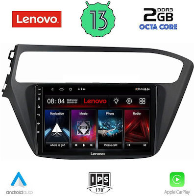 Lenovo Sistem Audio Auto pentru Hyundai i20 2019-2021 (Bluetooth/USB/WiFi/GPS) cu Ecran Tactil 9"