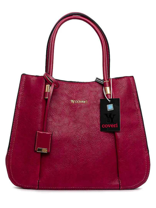 Enrico Coveri Women's Bag Hand Burgundy