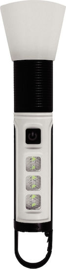 Entac Rechargeable Flashlight LED IP54 with Maximum Brightness 550lm