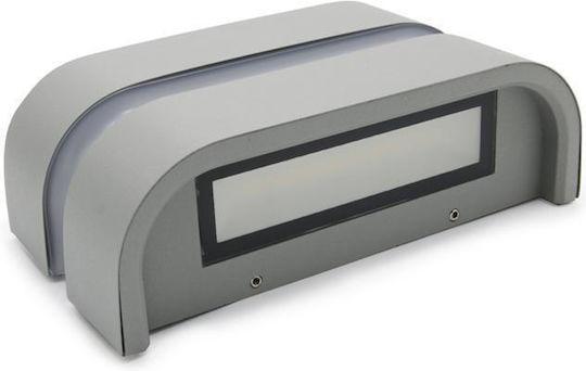 Adeleq Wandmontiertes Außen-Spotlight LED IP64 23W mit Warmweiß Licht Doppelstrahl