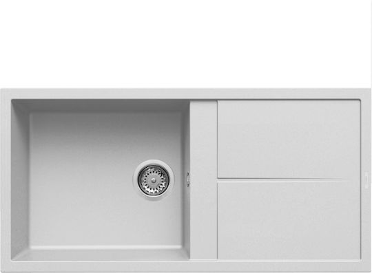 Elleci Unico 480 Drop-In Μ100xΠ50cm Bianco