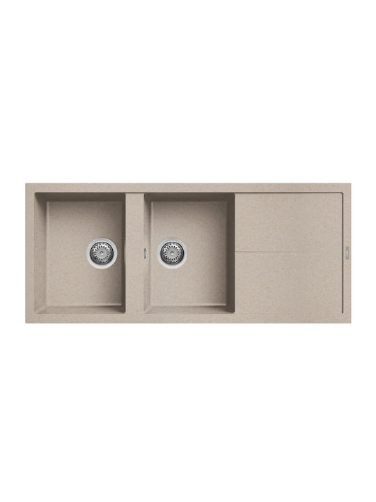Elleci Unico 500 LGU50051 Drop-In Sink Syntheti...