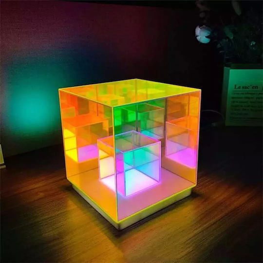 Andowl Φωτιστικό LED RGB 3D Illusion