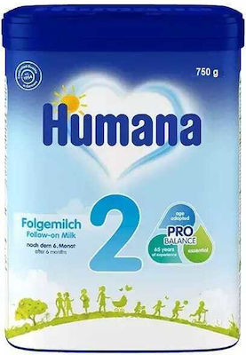 Humana Milchnahrung Pro Balance 2 für 6m+ 750gr