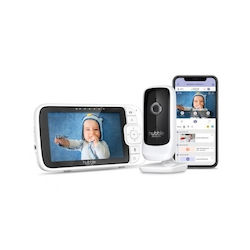 Hubble Connected Nursery Pal Link Premium Ασύρματη Ενδοεπικοινωνία Μωρού με Κάμερα & Οθόνη 5" , Αμφίδρομη Επικοινωνία & Νανουρίσματα