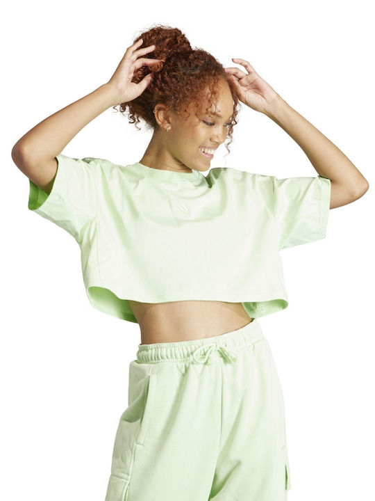 Damen Sportlich T-Shirt Green