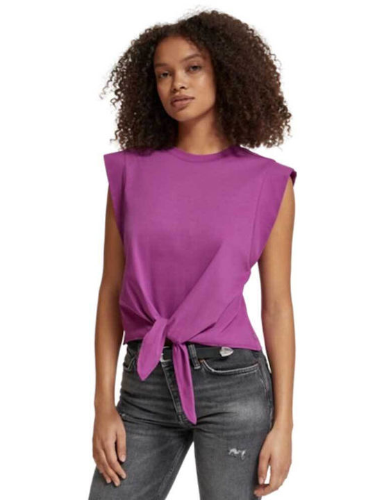 Scotch & Soda Damen T-shirt Boysenberry