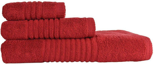 Homeline Facecloth 5005 50x90cm Red Weight 600gsm