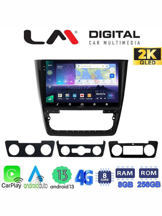LM Digital Ηχοσύστημα Αυτοκινήτου για Skoda Yeti 2014> (Bluetooth/USB/WiFi/GPS/Apple-Carplay/Android-Auto)