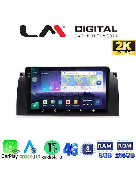 LM Digital Sistem Audio Auto pentru BMW X5 2002 > 2004 (Bluetooth/USB/WiFi/GPS/Apple-Carplay/Android-Auto) cu Ecran Tactil 9.5"