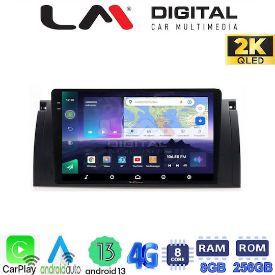 LM Digital Car Audio System for BMW X5 2002 > 2004 (Bluetooth/USB/WiFi/GPS/Apple-Carplay/Android-Auto) with Touch Screen 9.5"
