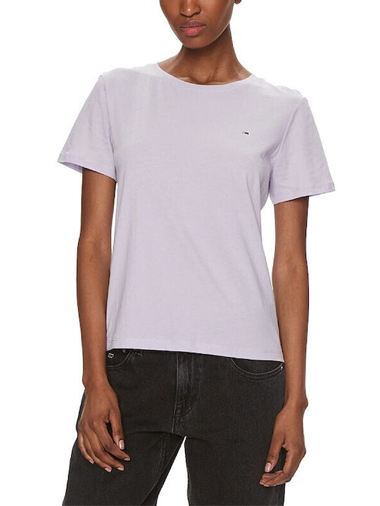 Tommy Hilfiger Women's T-shirt Purple