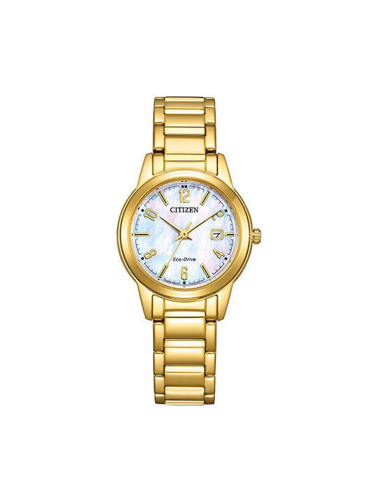 Citizen Eco-drive Uhr mit Gold Metallarmband