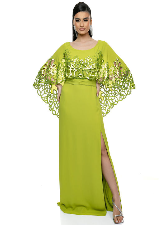 RichgirlBoudoir Maxi Dress for Wedding / Baptism Green
