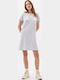 Mini T-Shirt Dress Knitted Gray Matter