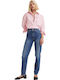 80's Women's Jean Trousers in Mom Fit Blue