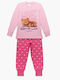 Join Pijama pentru copii De iarnă Pink