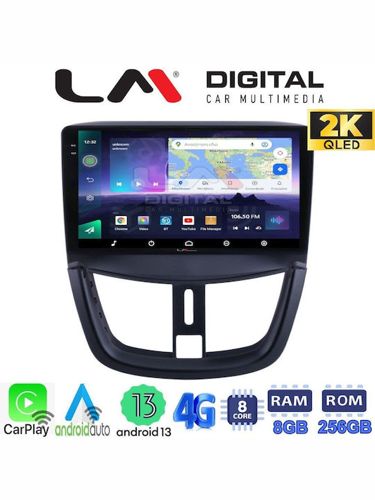 LM Digital Автомобилна Аудио Система (Блутут/USB/WiFi/GPS/Apple-Carplay/Android-Auto)
