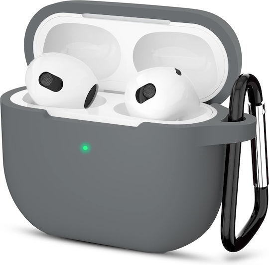 Techsuit Калъф в Сив цвят за Apple AirPods 3