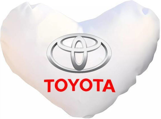 Takeposition Μαξιλάρι Καναπέ I Love Toyota Λευκό 40x40εκ.