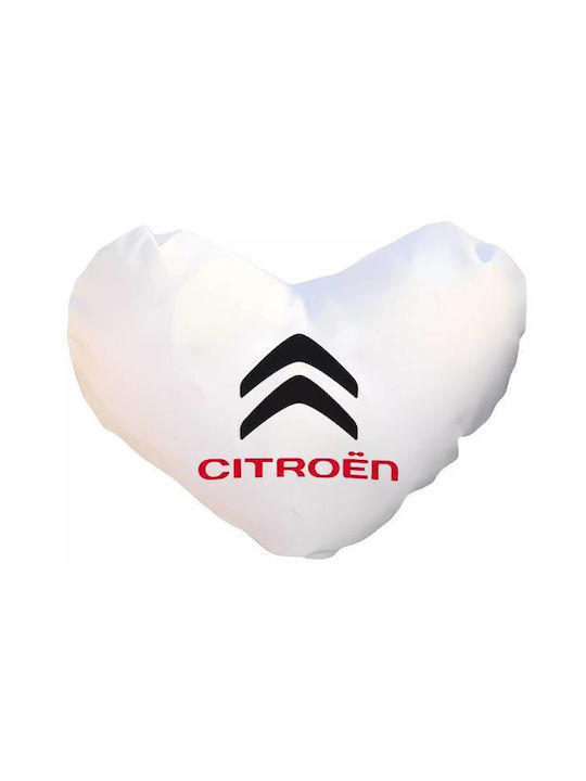 Takeposition Μαξιλάρι Καναπέ I Love Citroen Λευκό 40x40εκ.