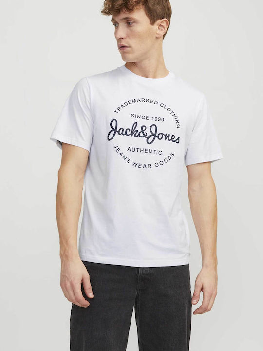 Jack & Jones Herren Shirt Kurzarm White
