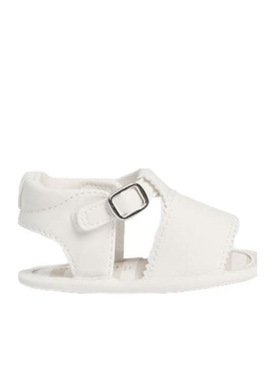 Mayoral Baby Sandals White