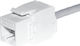 Netrack 105-39 Keystone Jack module, tool-free, white
