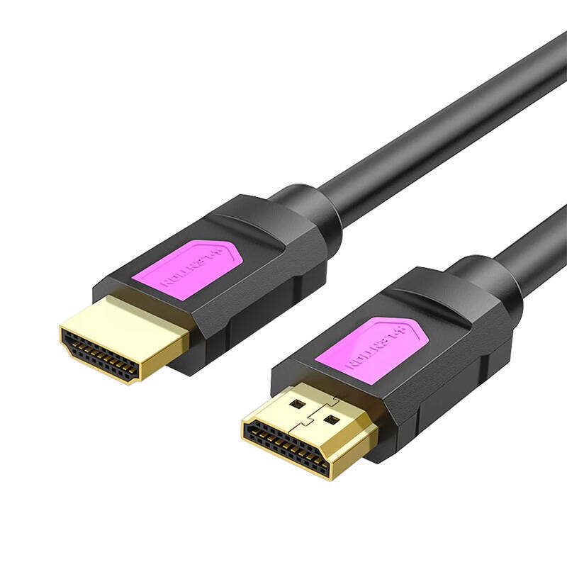 Lention Cable HDMI male - HDMI male 1m Μαύρο