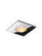Rendl Light Studio Splash Sq Μεταλλικό Χωνευτό Σποτ με Ντουί GU10 Ασημί 1τμχ