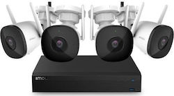 Imou Integriertes CCTV-System Wi-Fi mit 4 Drahtlosen Kameras