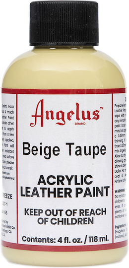 Angelus Beige Taupe 4oz Dye for Leather Shoes