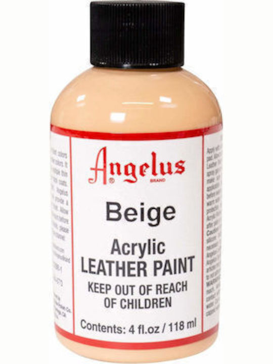 Angelus Beige 4oz Farbe für Lederschuhe