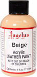 Angelus Beige 4oz Farbe für Lederschuhe