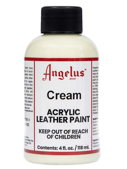 Angelus Cream 4oz Βαφή για Δερμάτινα Παπούτσια 29.5ml
