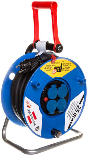 Brennenstuhl Garant 1 Platz mit Kabel 25m Wasserdicht Blau