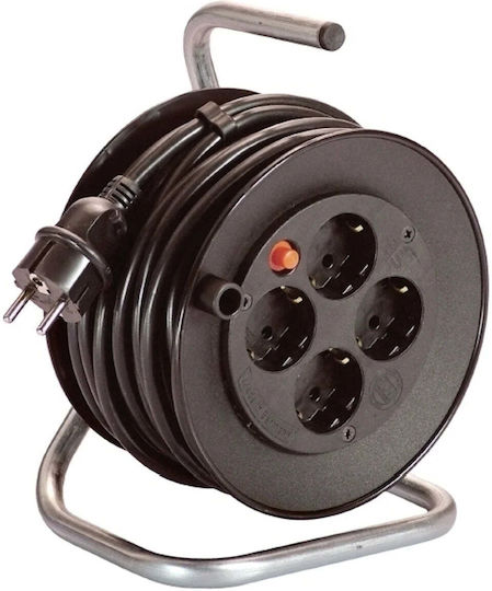 AS Schwabe Extension Reel Cord 15m Black