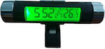 Car Thermometer and Clock Digital Instrument