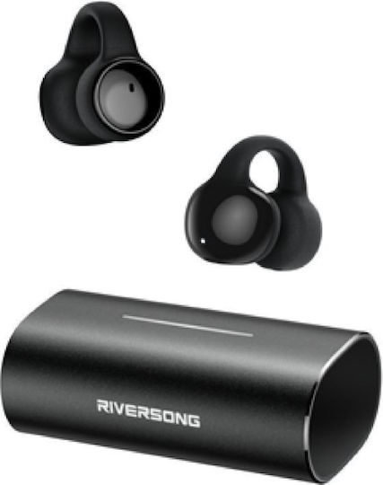Riversong AirClip L3 In ear Bluetooth хендсфри Слушалки с Кутийка за Зареждане Черен