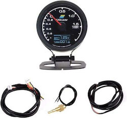 Greddy Instrument analogic Voltmetru și Barometru Pentru mașină 62mm